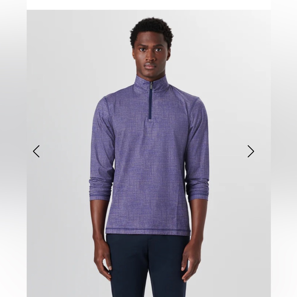BUGATCHI quarter zip pullover M